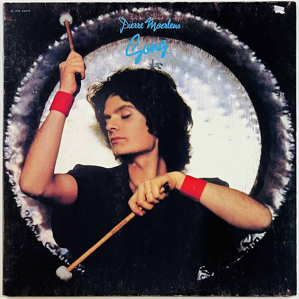 Pierre Moerlen's Gong vinyl LP Downwind  kansi VG levy EX- Käytetty LP