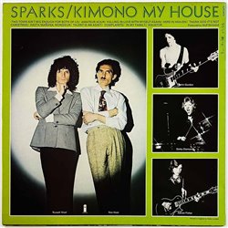 Sparks vinyl LP Kimono My House  kansi VG+ levy EX- Käytetty LP