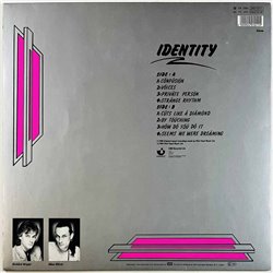 Zee Richard Wright  vinyl LP Identity  kansi EX- levy EX Käytetty LP
