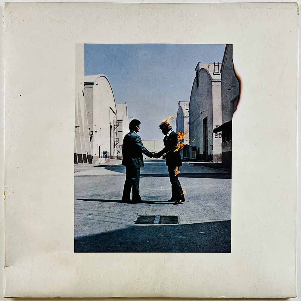 Pink Floyd vinyl LP Wish You Were Here  kansi VG levy G+ Käytetty LP