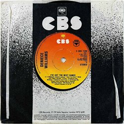 Williams Deniece 1979 S CBS 7399 I've got the next dance (Disco Mix) / begagnad singelskiva
