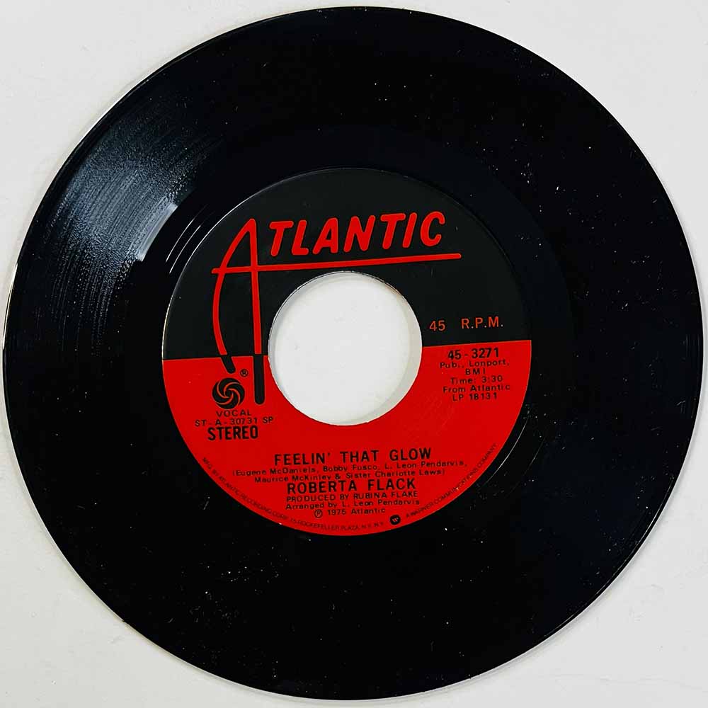 Flack Roberta Käytetty 7” ei kuvakantta Feelin' That Glow / Some Gospel According  kansi Ei kuvakantta levy EX käytetty vinyylis