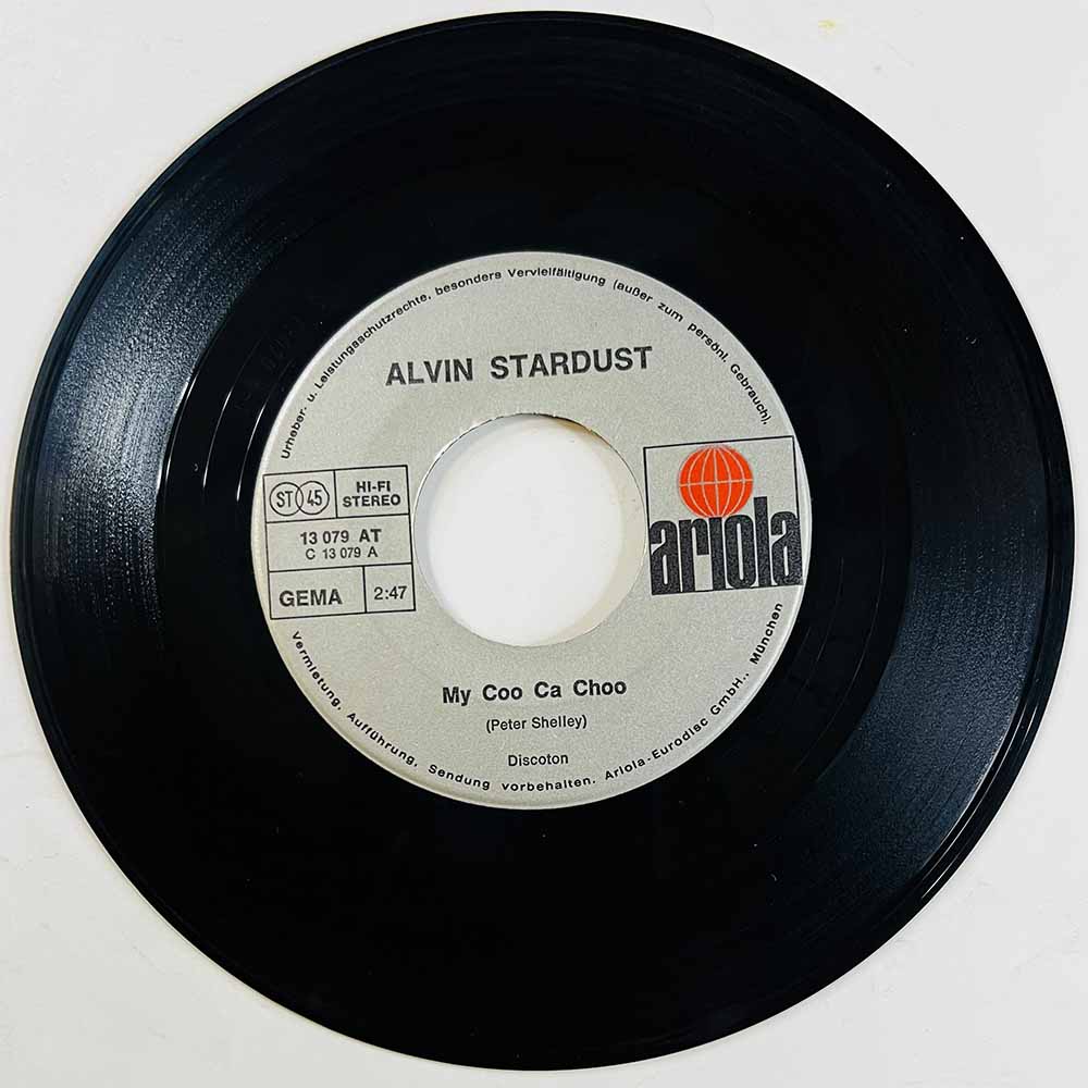 Stardust Alvin Käytetty 7” ei kuvakantta My Coo Ca Choo / Pull Together  kansi Ei kuvakantta levy VG+ käytetty vinyylisingle