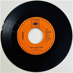 Christie 1971 7081 Man of many faces / Country Sam begagnad singelskiva