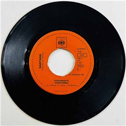 Santana 1971 7546 Everybody's Everything / Guajira begagnad singelskiva