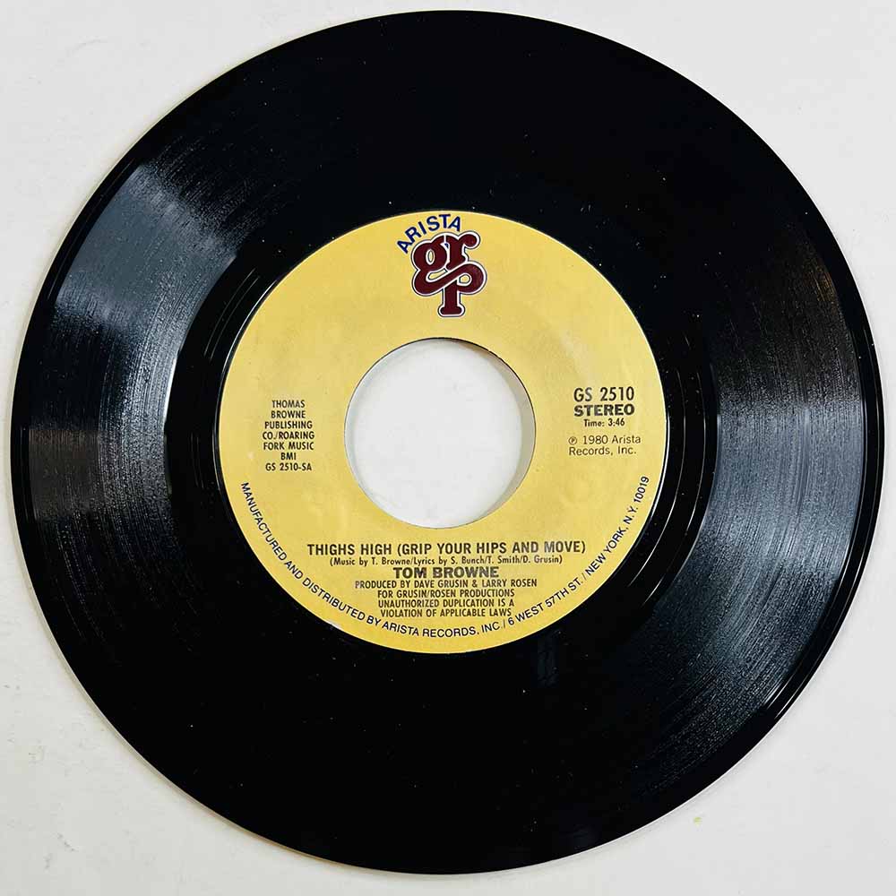 Browne Tom 1980 GS 2510 Thighs High / Midnight Interlude begagnad singelskiva