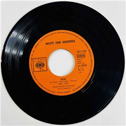 Mott the Hoople Käytetty 7” ei kuvakantta Honaloochie Boogie / Rose  kansi Ei kuvakantta levy EX käytetty vinyylisingle