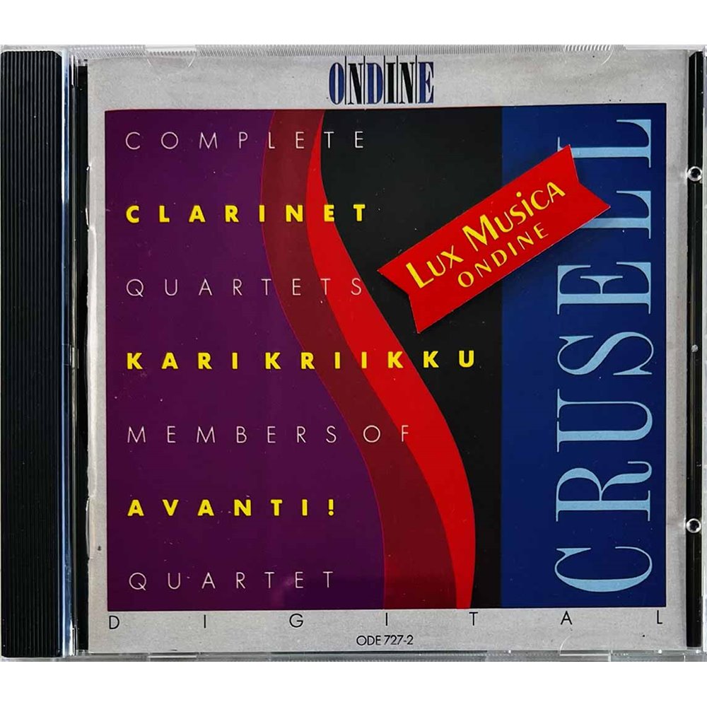 Kari Kiikku, Avanti! Quartet 1989 ODE 727-2 Complete Clarinet Quartets CD Begagnat