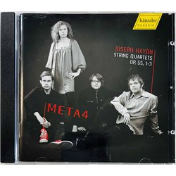Haydn Joseph, Meta4 CD String Quartets Op. 55,1–3  kansi EX levy EX Käytetty CD