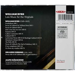 Häkkinen Aapo, William Byrd CD Late Music For The Virginals  kansi EX levy EX Käytetty CD
