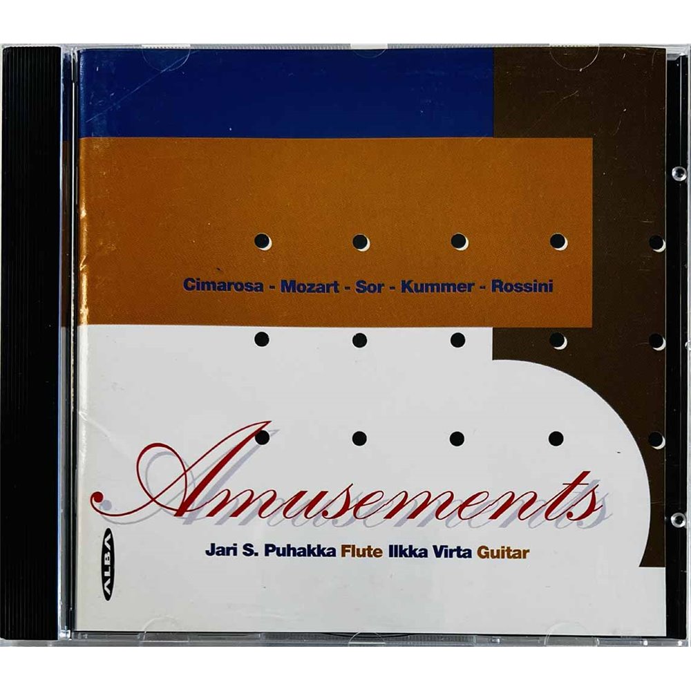 Jari S. Puhakka, Ilkka Virta CD Amusements  kansi EX levy VG+ Käytetty CD
