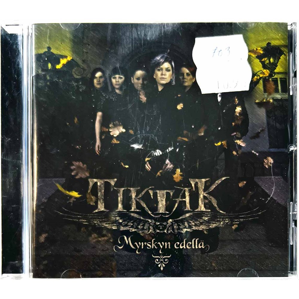 Tiktak CD Myrskyn edellä  kansi EX levy EX Käytetty CD