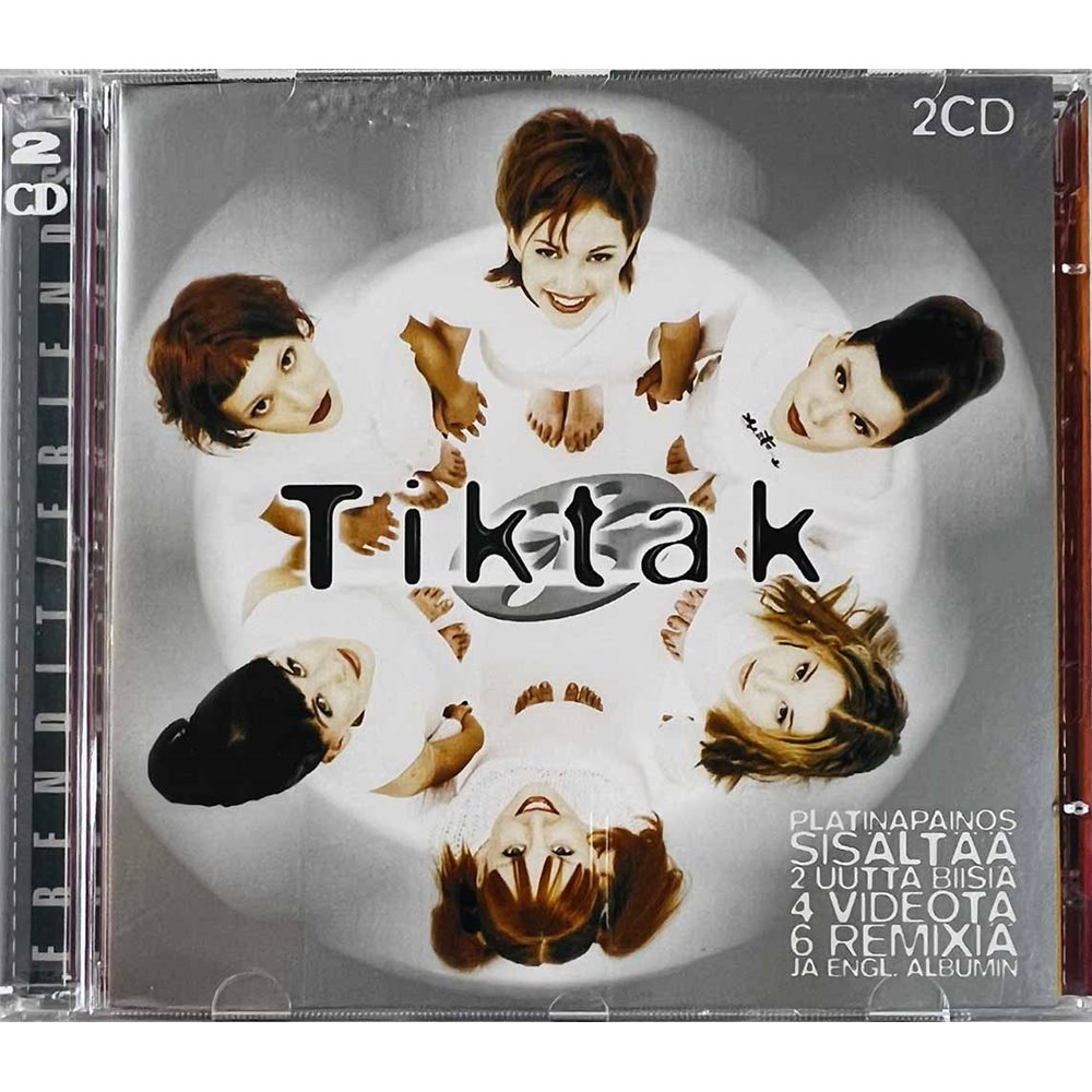 Tiktak CD Frendit / Friends 2CD  kansi EX levy EX Käytetty CD