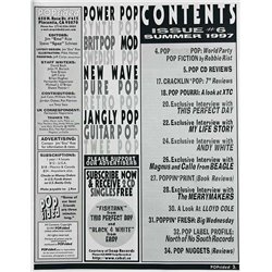 Pop sided magazine 1997  6 Summer This Perfect Day, Andy White aikakauslehti