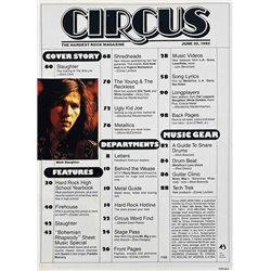 Circus magazine : Mr. Big, Queen, Ugly Kid Joe, Firehouse - begagnade magazine