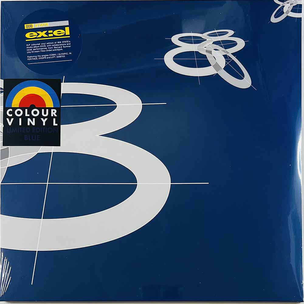 808 State LP ex:el 2LP blue vinyl vinyl LP