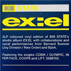 808 State LP ex:el 2LP blue vinyl vinyl LP
