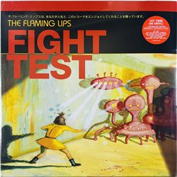 Flaming Lips LP Fight Test, red vinyl vinyl LP