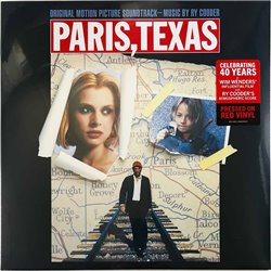 Cooder Ry LP Paris, Texas Soundtrack, red vinyl vinyl LP