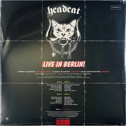 Headcat LP Live In Berlin! with Lemmy 2LP vinyl LP