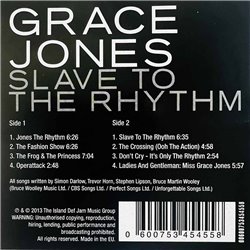 Jones Grace LP Slave To The Rhythm, kuva-LP vinyl LP