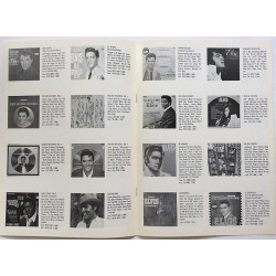 Elvis Presley 1981 levyluettelo: Ab Discophon Oy mainosesite  kansi EX sisäsivut EX Käytetty kirja