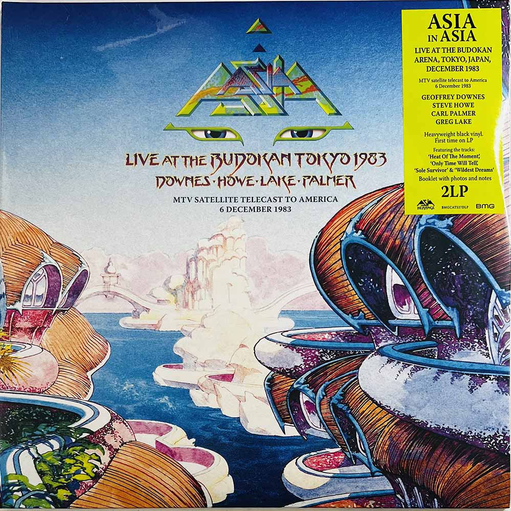 Asia LP Live At The Budokan Tokyo 1983 2LP vinyl LP