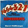 Rimshots vinyylisingle 7-6-5-4-3-2-1 (blow your whistle) / Harvey Wallbanger  kansi G levy EX käytetty vinyylisingle PS