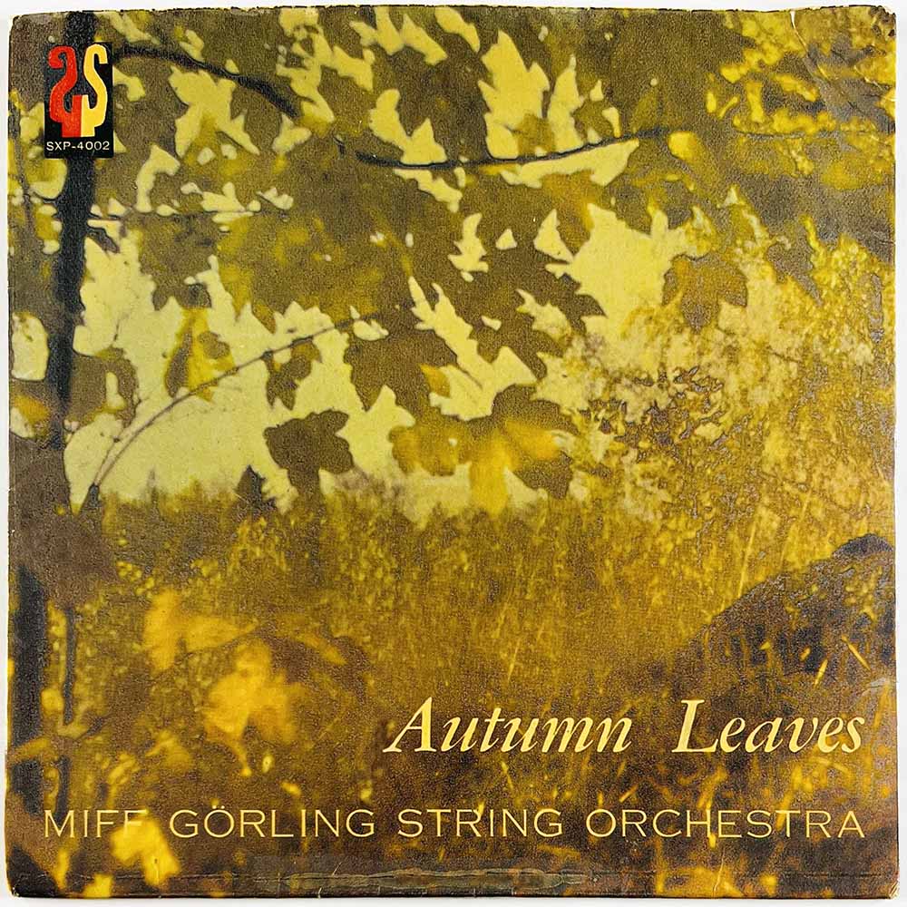 Miff Görling String Orchestra vinyylisingle Autumn Leaves EP  kansi VG+ levy G+ käytetty vinyylisingle PS