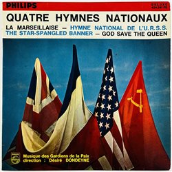 Musique Des Gardiens De La Paix 1960’s 424.241 PE Quatre Hymnes Nationaux 7”