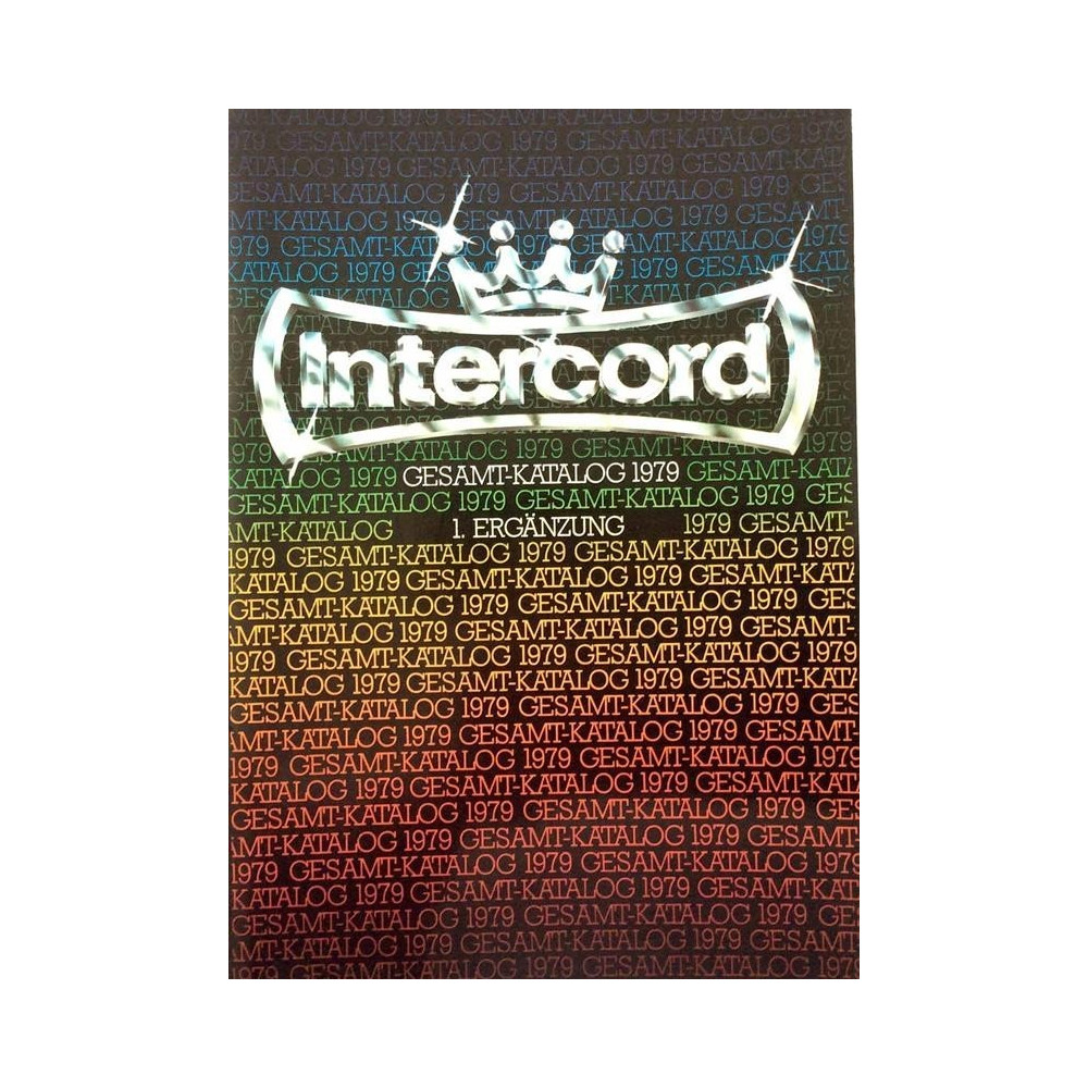Intercord levyluettelo: Gesamt-Katalog 1979  kansi EX sisäsivut EX Käytetty kirja