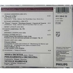 George Gershwin - Sir Neville Marriner CD Rhapsody In Blue â€¢ Warsaw Concerto  kansi EX levy EX Käytetty CD