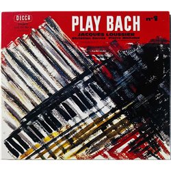 Jacques Loussier CD Play Bach Num. 1  kansi EX levy EX Käytetty CD