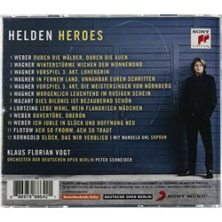 Klaus Florian Vogt CD Helden  kansi EX levy EX Käytetty CD