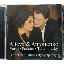Dinara Alieva & Antonenko, Giuseppe Verdi CD Arias And Duets By Verdi, Puccini And Tchaikovsky  kansi EX levy EX Käytetty CD