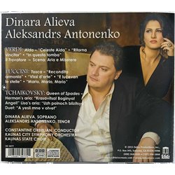 Dinara Alieva & Antonenko, Giuseppe Verdi 2015 DE 3477 Arias And Duets By Verdi, Puccini And Tchaikovsky CD Begagnat