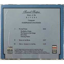 Hariprasad Chaurasia CD Music Of The Rivers  kansi EX levy EX Käytetty CD
