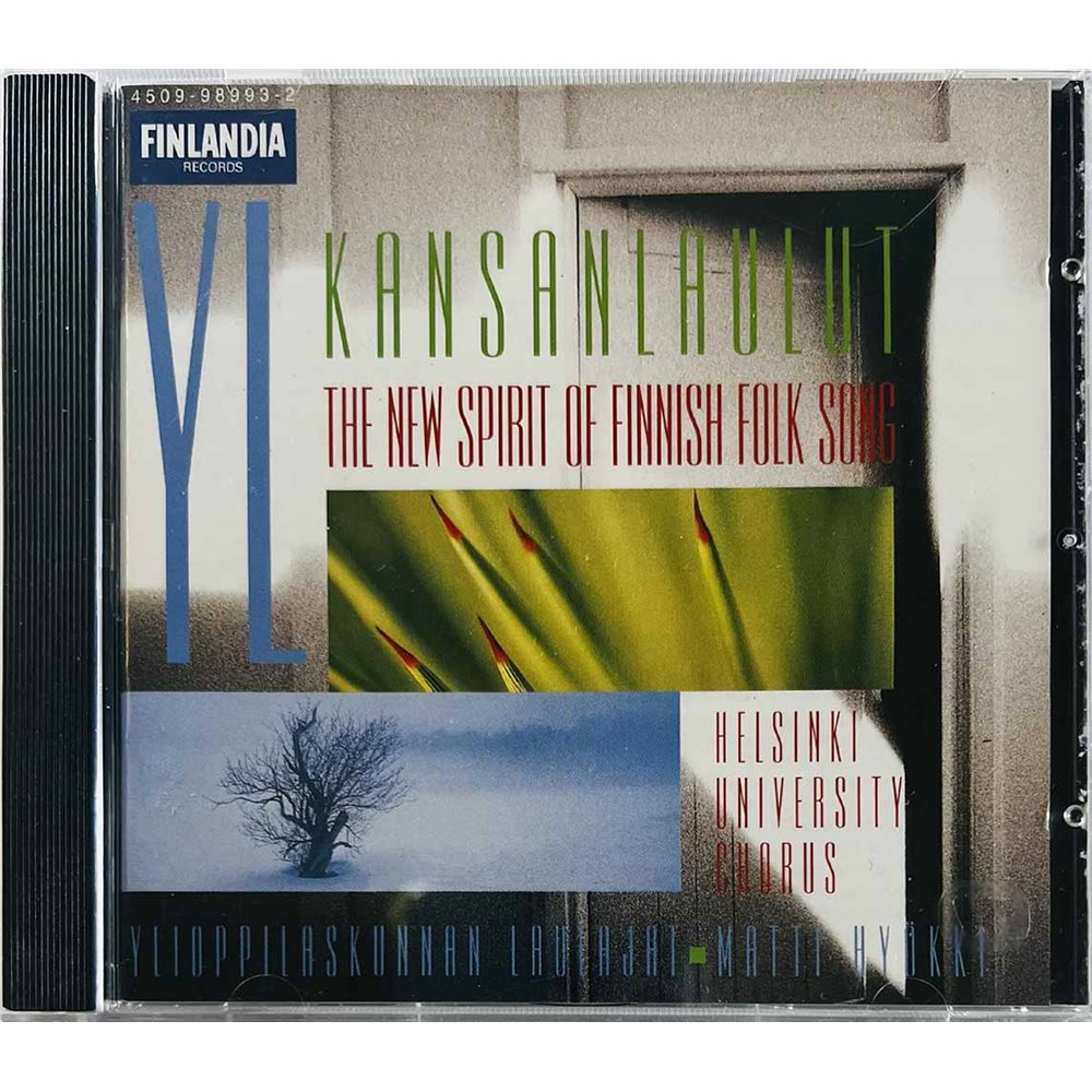 Ylioppilaskunnan Laulajat, Matti Hyökki CD YL:n Kansanlaulut  The New Spirit Of Finnish Folk Song  kansi EX levy EX Käytetty CD