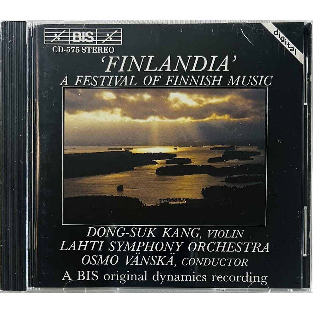 Lahti Symphony Orchestra & Dong-Suk Kang & Osmo Vänskä CD Finlandia: A Festival Of Finnish Music  kansi EX levy EX Käytetty CD