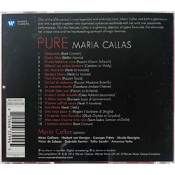 Maria Callas CD Pure Maria Callas  kansi EX levy EX Käytetty CD