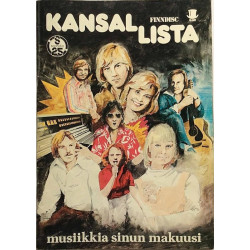 Kansallista: Musiikkia sinun makuusi: Scandia Finndisc Hi-Hat levyluettelo 1979  kansi EX sisäsivut EX Käytetty kirja