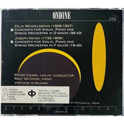 Felix Mendelssohn-Bartholdy, Joseph Haydn CD Double Concertos  kansi EX levy EX Käytetty CD