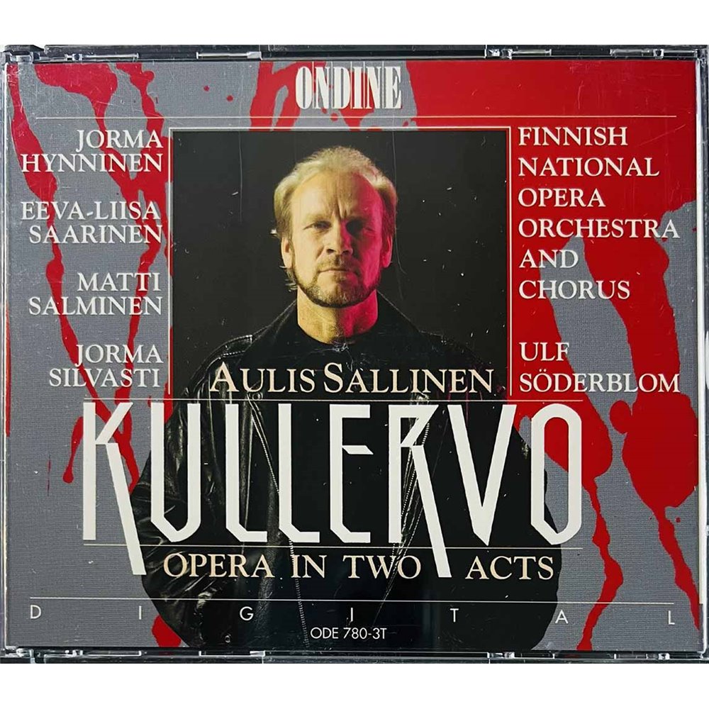 Suomen Kansallisoopperan Orkesteri, Ulf Söderblom 1992 ODE 780-3T Kullervo 3CD CD Begagnat