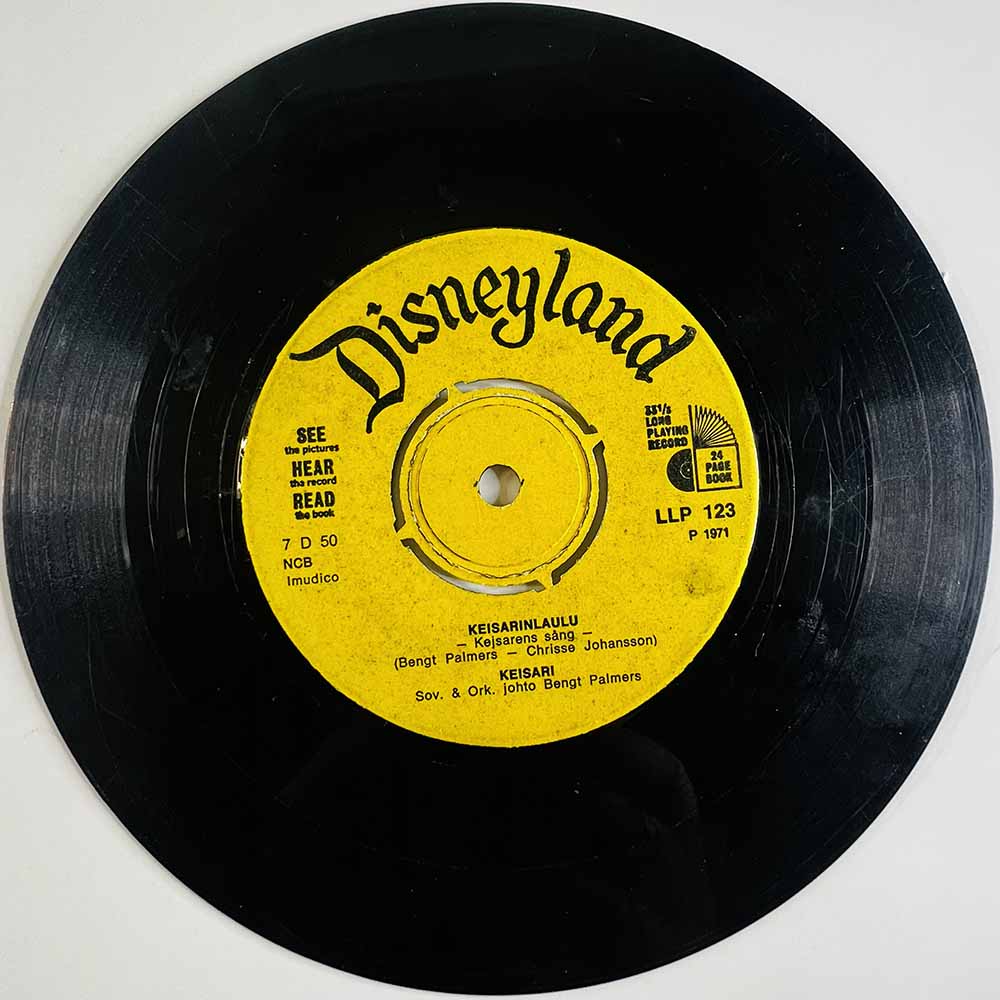 Walt Disney esittää 1971 LLP 123 Keisarin uudet vaatteet begagnad singelskiva