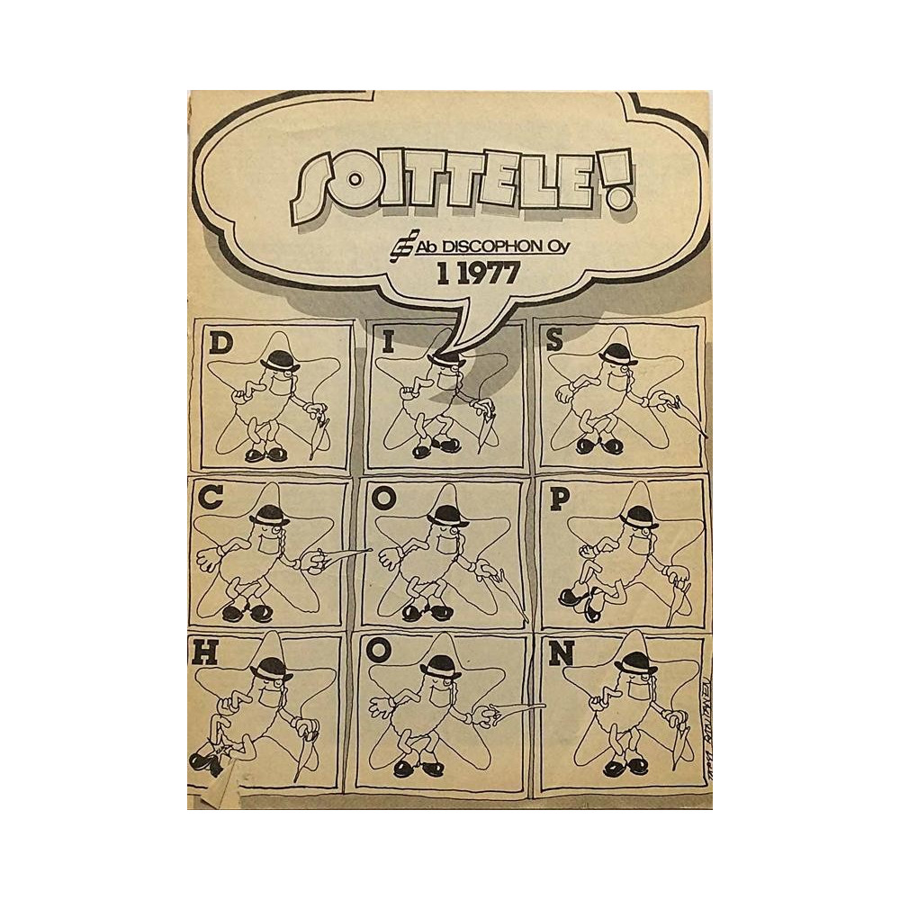Discophon Oy levyluettelo : Soittele! 1 1977 - Used book