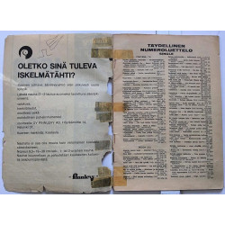 Finnlevy kotimainen levyhakemisto : aakkosellinen hakemisto EP-luettelo LP-luettelo - Used book
