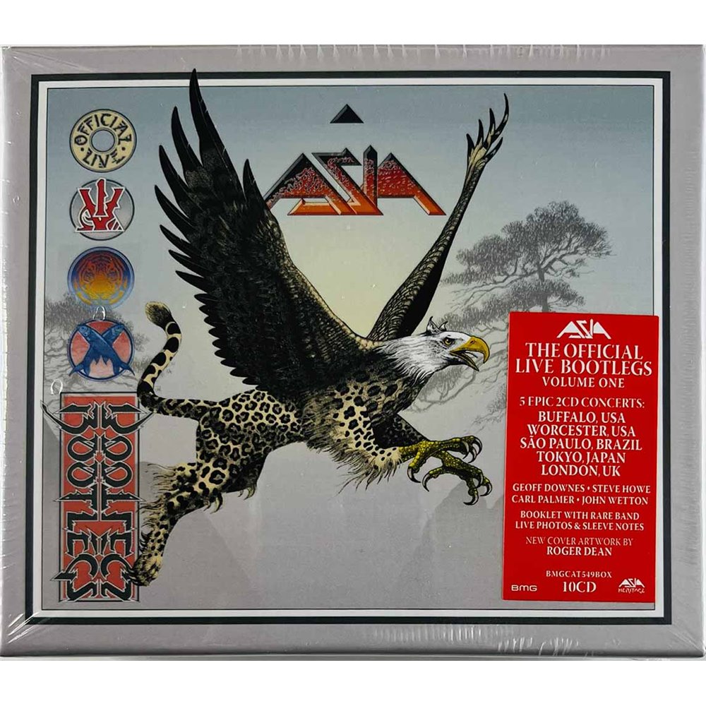 Asia 2021 BMGCAT549BOX Official Live Bootlegs Volume 1 10CD CD