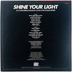 S.S.O. Orchestra LP Shine your light  kansi EX- levy EX- Käytetty LP