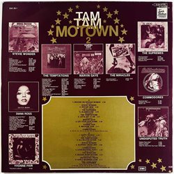 Supremes, Stevie Wonder, Temptations LP Tam Tam Motown 2  kansi VG+ levy EX Käytetty LP