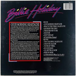 Holiday´Billie LP Good morning heartache  kansi EX levy EX Käytetty LP
